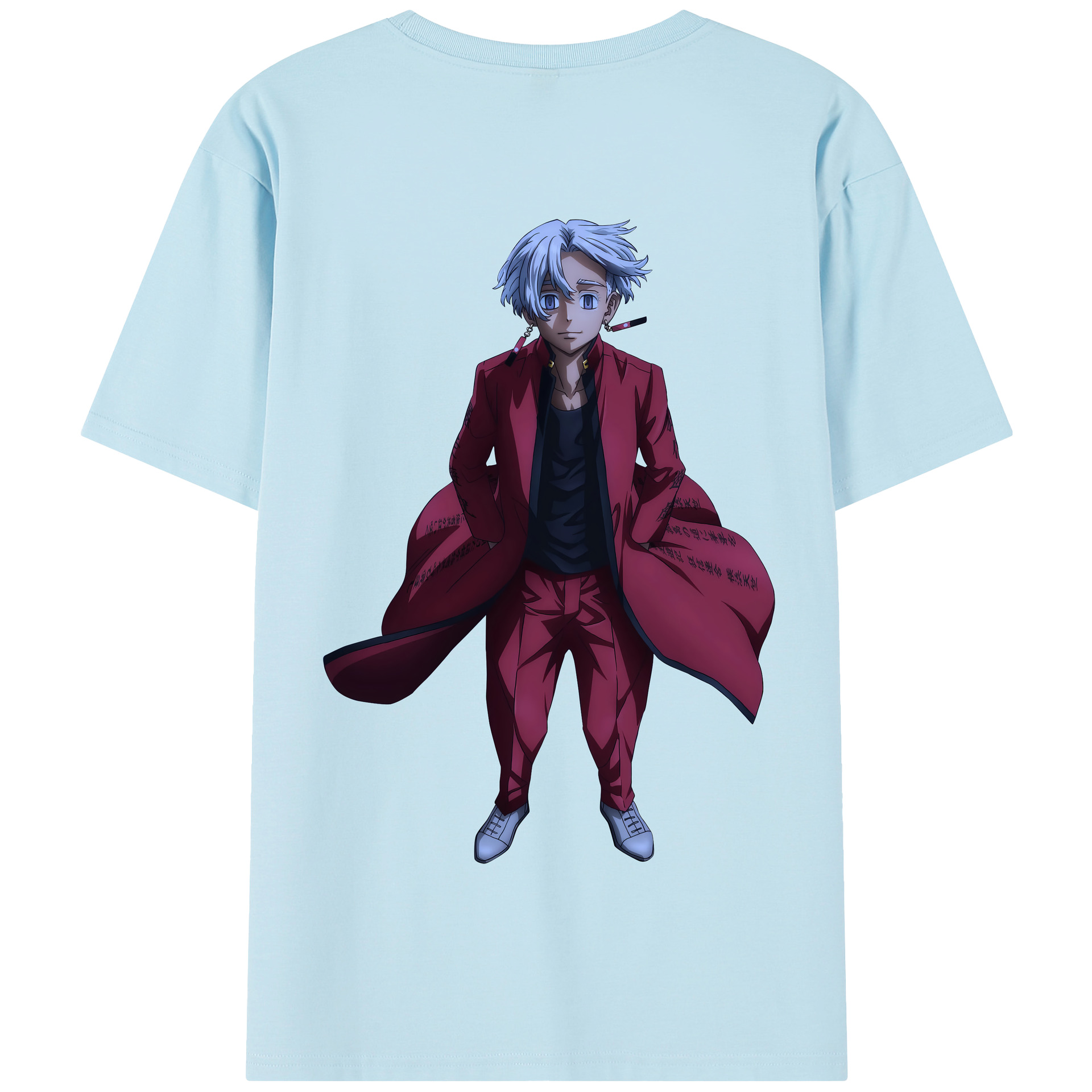 （画像用） 東京リベンジャーズ Tokyo Revengers 綿100％半袖Tシャツ（背面プリント）